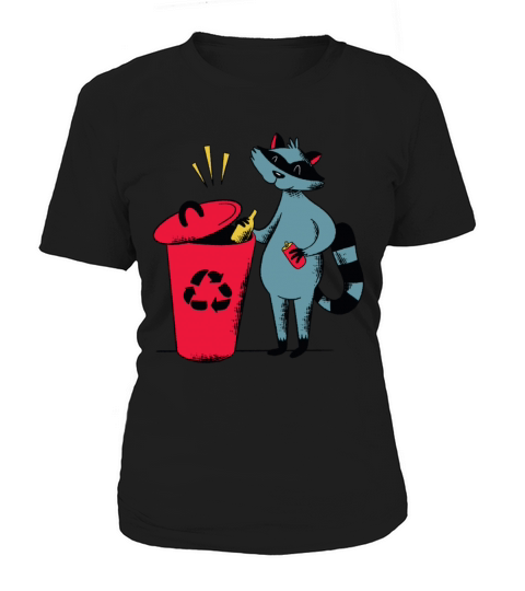 Recycling Raccoon Recycle Shirt Recycling Women's T-Shirt