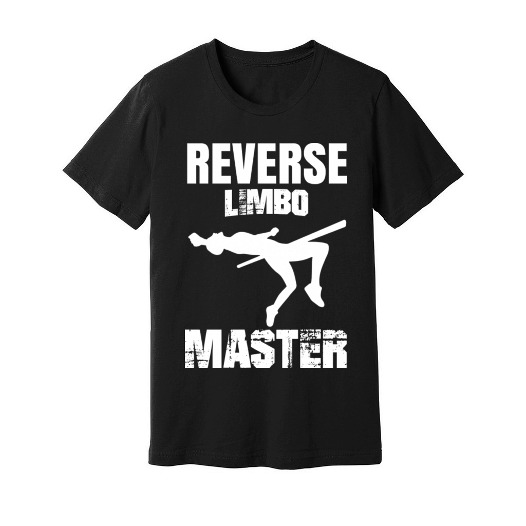 Reverse Limbo Master Pole Vault Unisex Jersey Tee