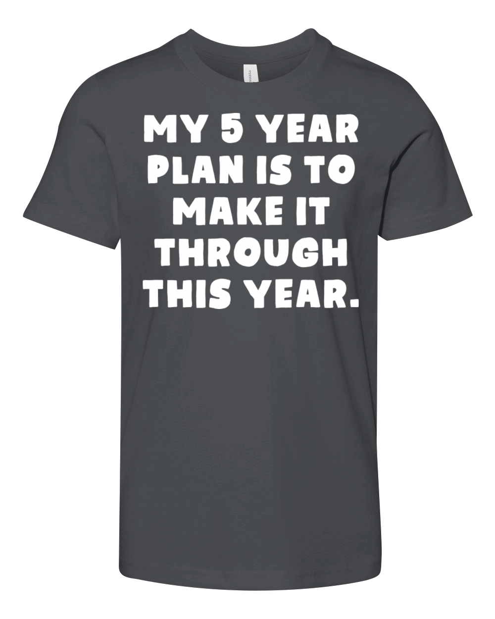 My 5 Year Plan Youth Unisex Jersey Tee