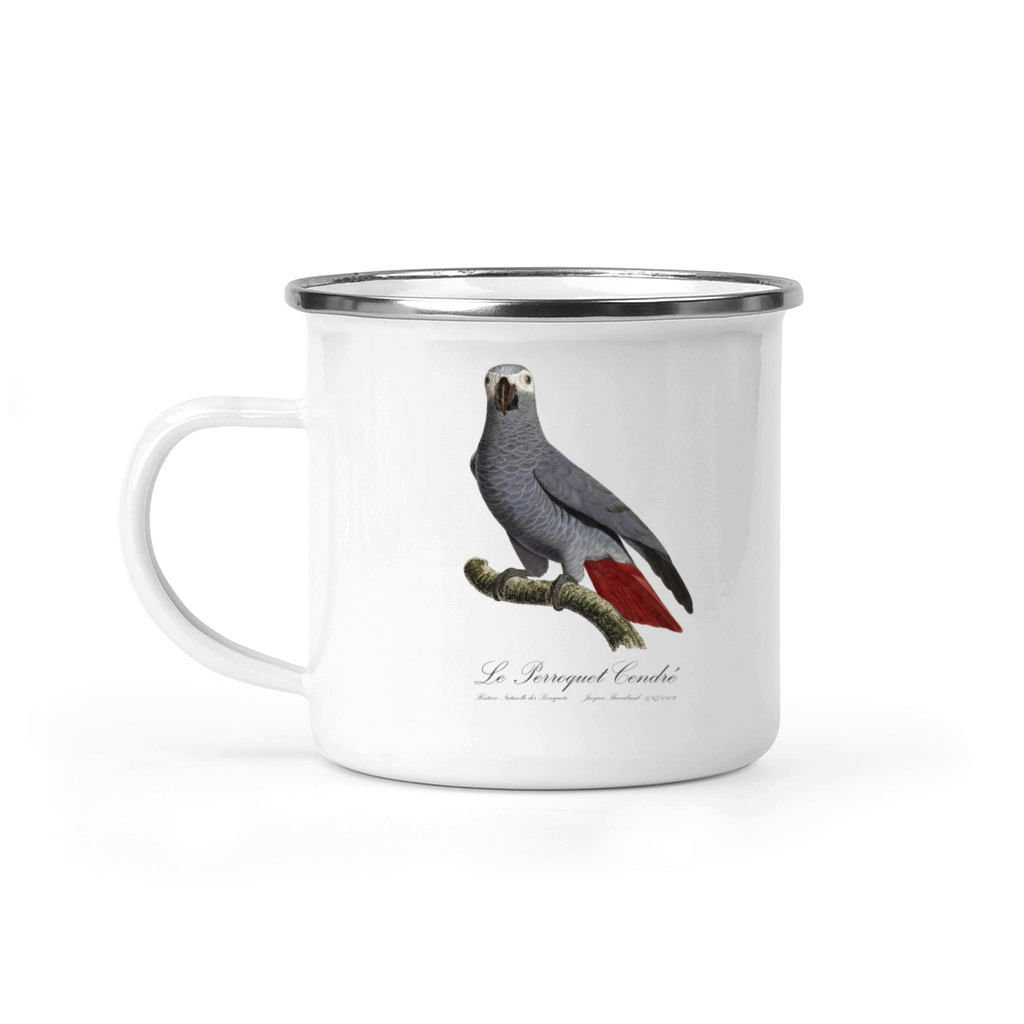 Le Perroquet Cendre - 19th century illustration Camping Mug