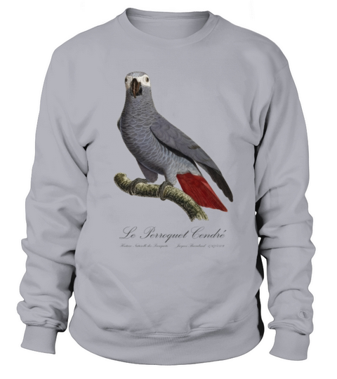 Le Perroquet Cendre - 19th century illustration Sweatshirt Unisex