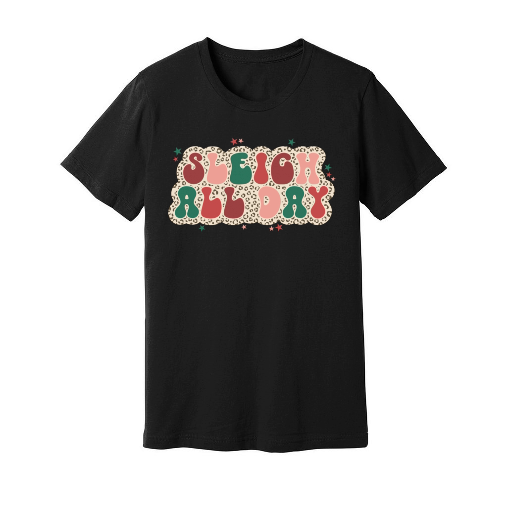 Leopard Christmas Unisex Jersey Tee