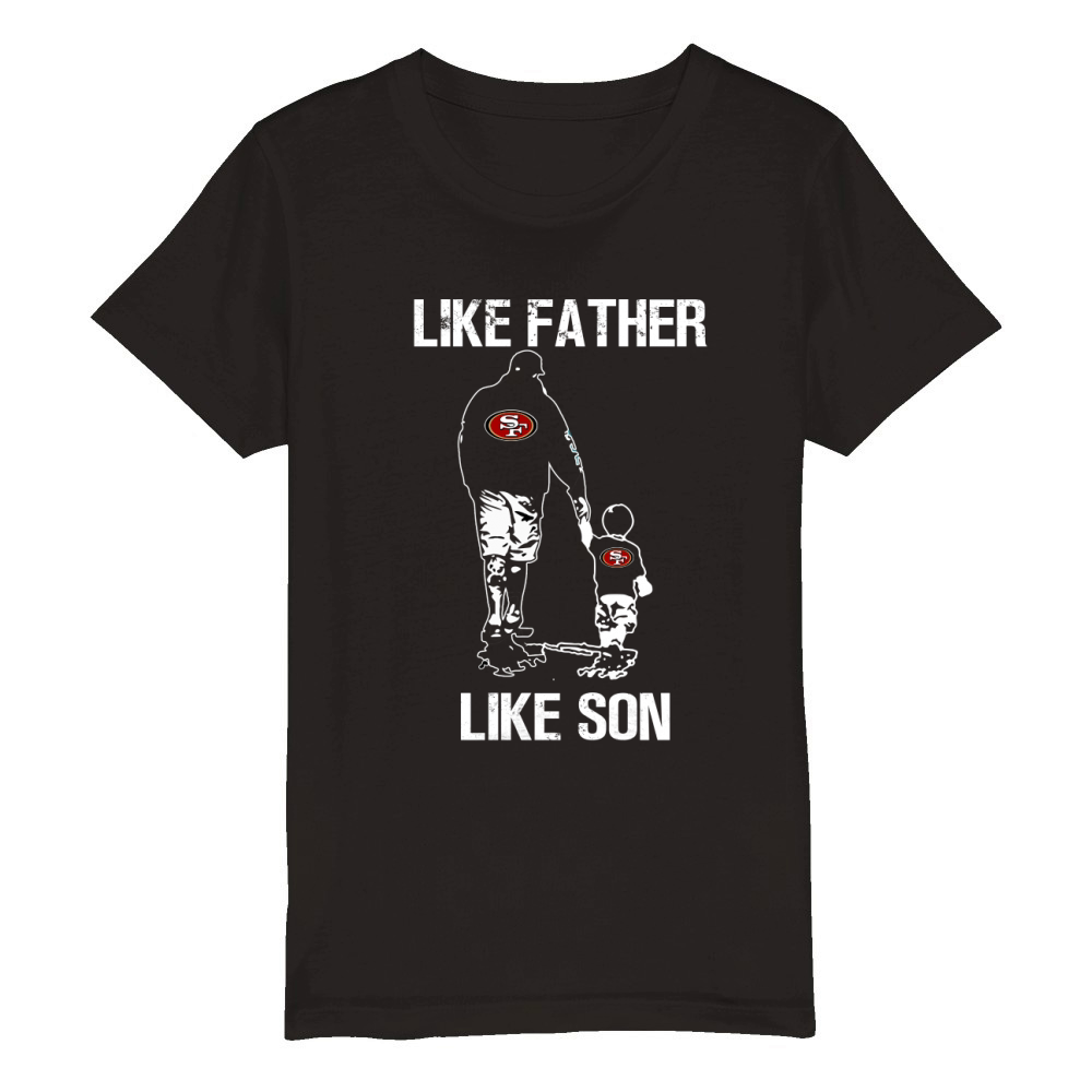 like father like son Organic Kids Crewneck T-shirt