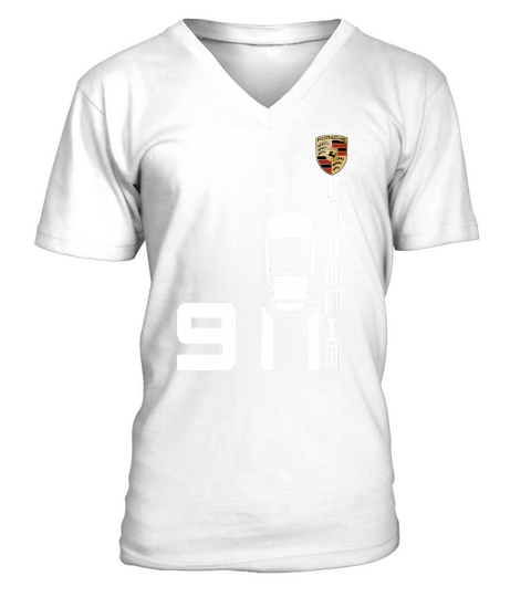Vintage 911 Porsche Sports Car T Shirt Unisex V-Neck T-shirt