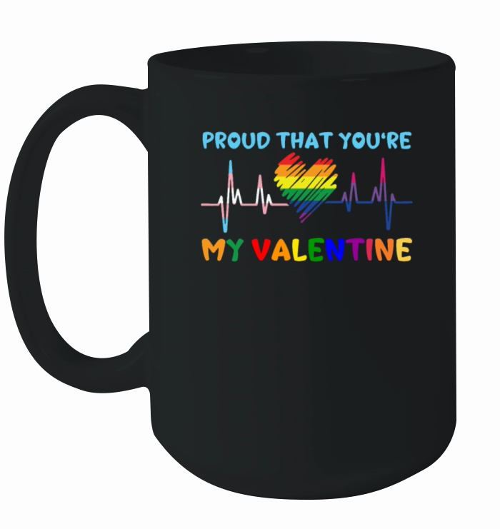 Valentines Day LGBT February 14 Gay Lesbian Ceramic Mug