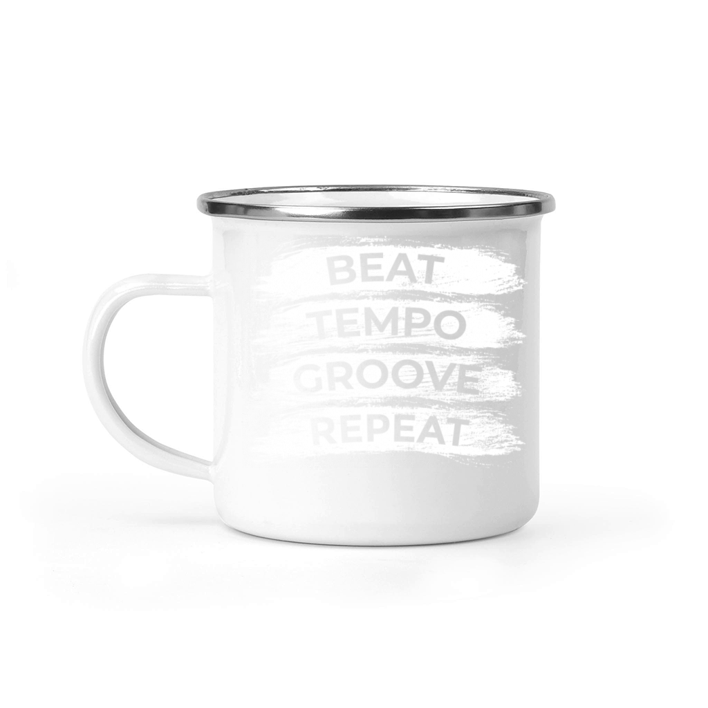 Drum Kit Motivation Camping Mug