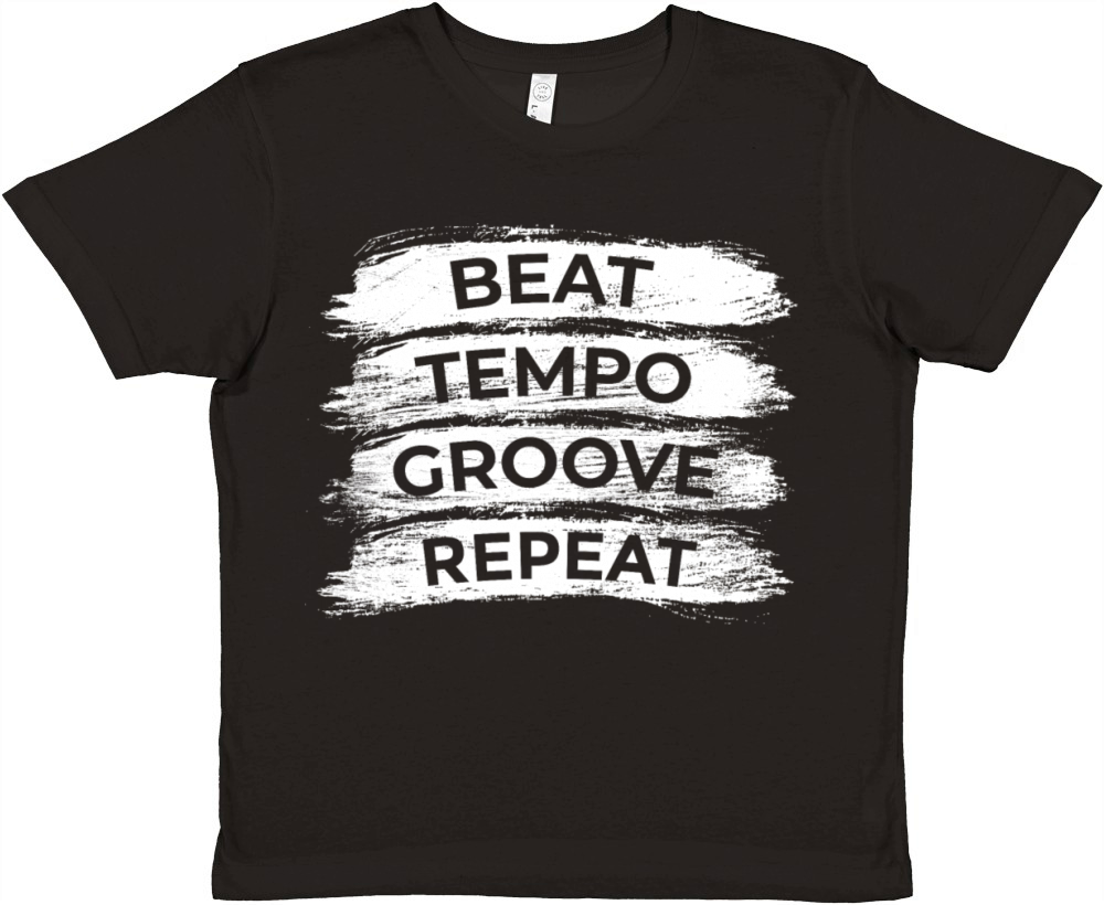 Drum Kit Motivation Premium Kids Crewneck T-shirt