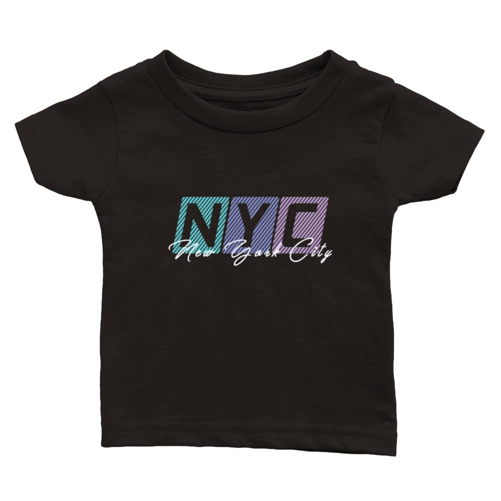 NYC New York City State of America USA Classic Baby Crewneck T-shirt