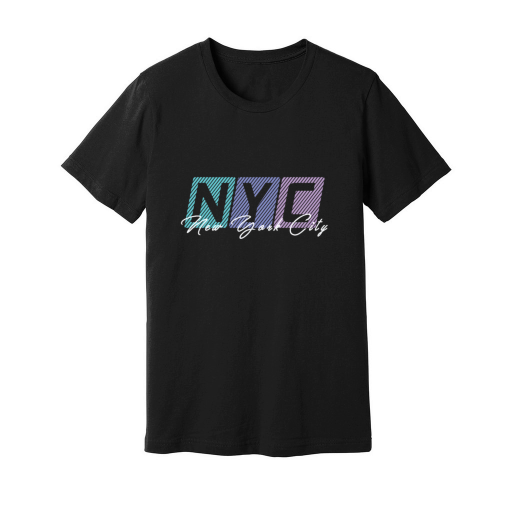 NYC New York City State of America USA Unisex Jersey Tee