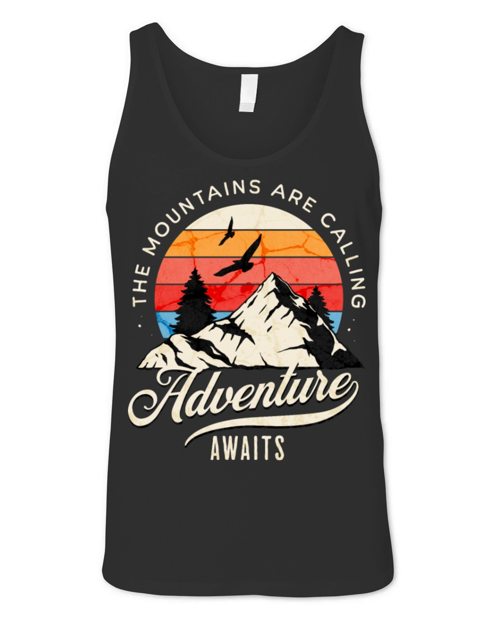 Adventure Await Wilderness Camping Hiking Unisex Jersey Tank