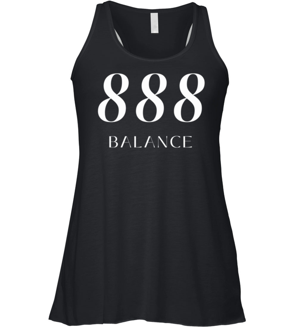 888 Balance Angel Number Inspirational Quote Women's Flowy Tank Top