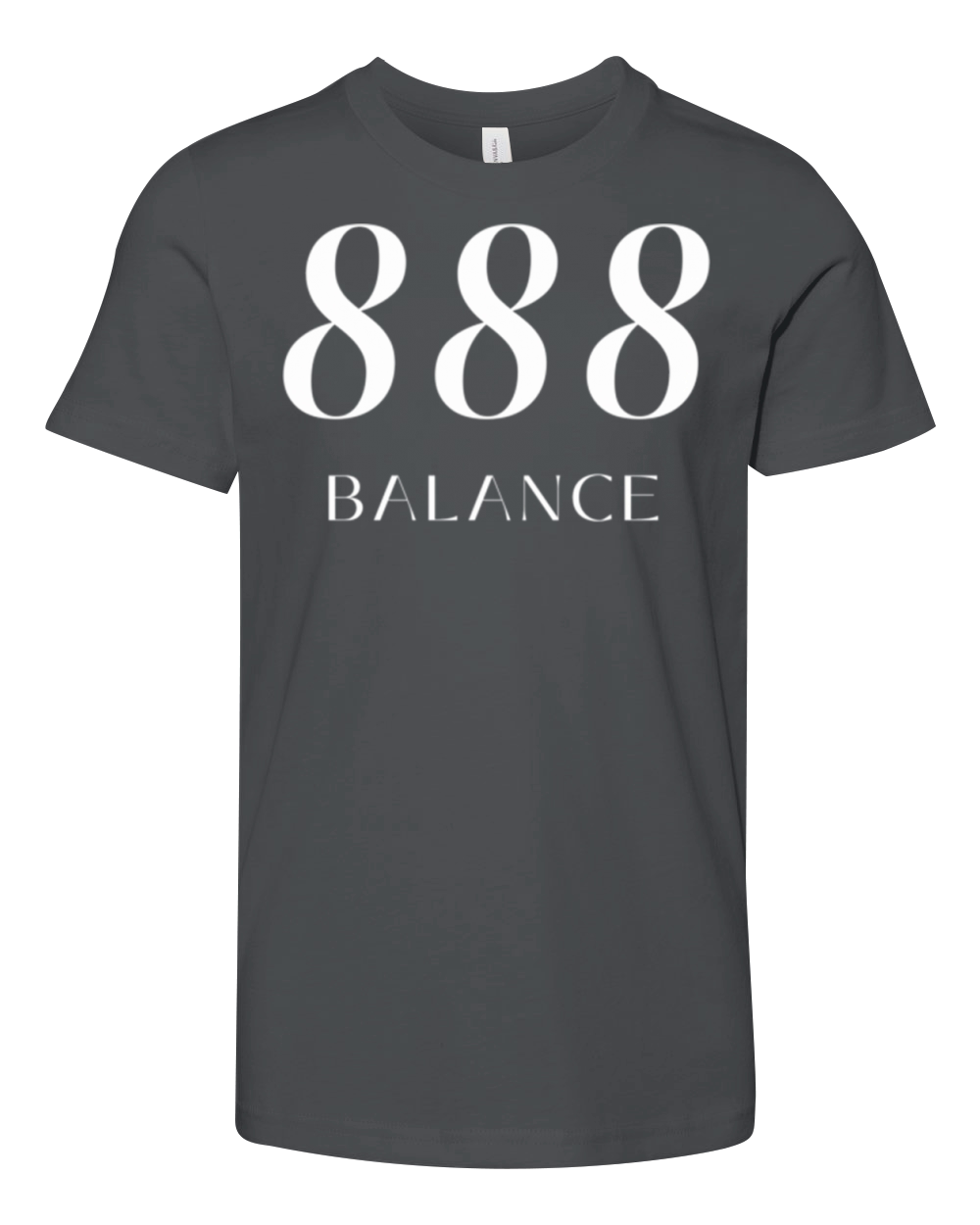 888 Balance Angel Number Inspirational Quote Youth Unisex Jersey Tee