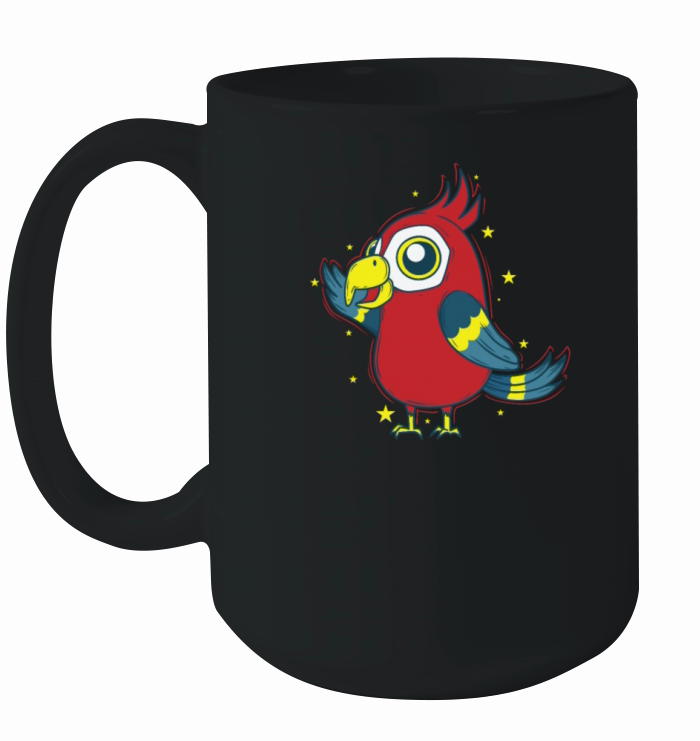 Parrot exotic tropical Animal Ceramic Mug