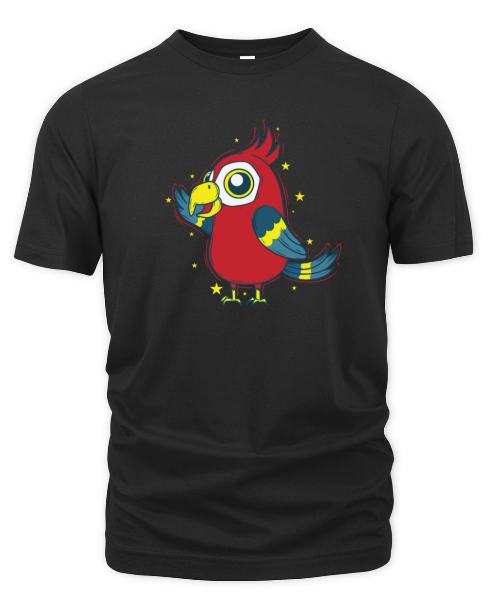 Parrot exotic tropical Animal Organic Unisex T-shirt