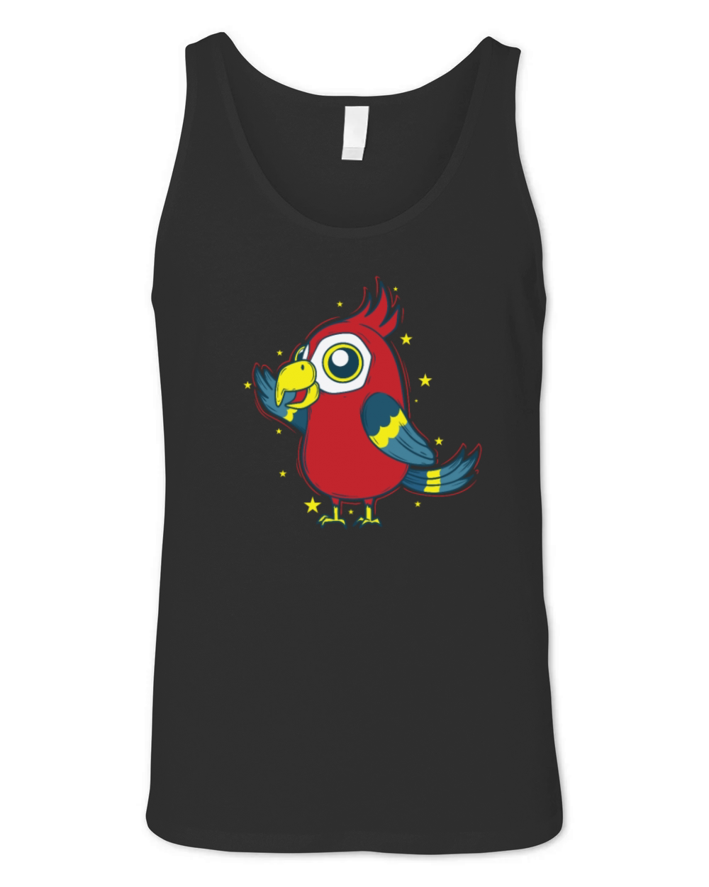 Parrot exotic tropical Animal Unisex Jersey Tank