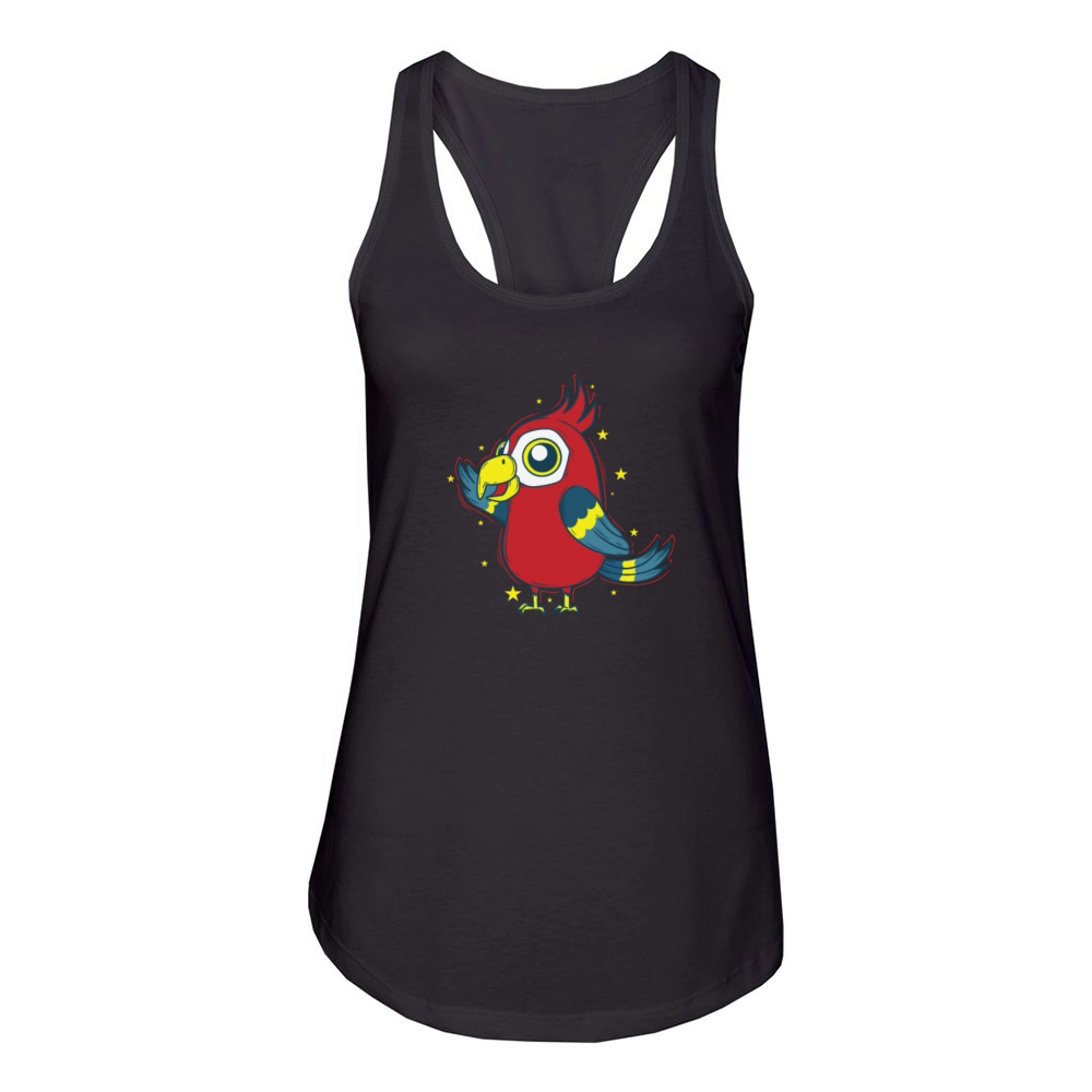 Parrot exotic tropical Animal Women's Racerback Tank