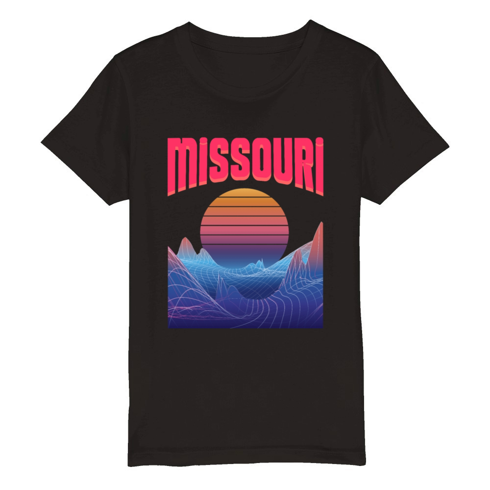 Missouri Usa Staate Organic Kids Crewneck T-shirt