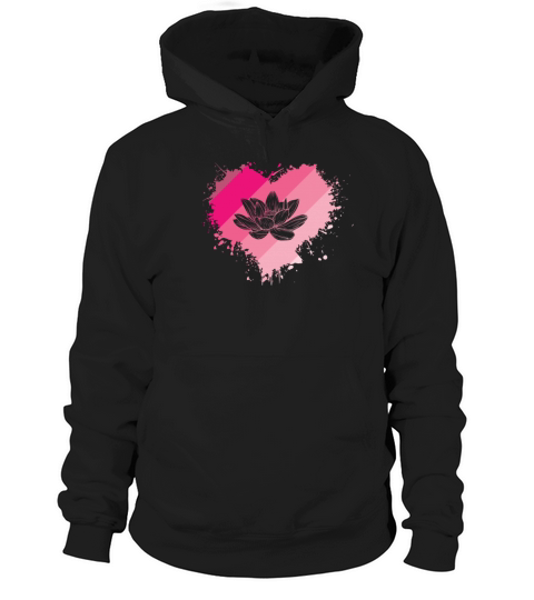 Lotus Flower Heart Plant Flower Lotus Blossom Hoodie Unisex