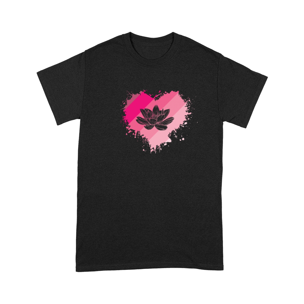Lotus Flower Heart Plant Flower Lotus Blossom Premium T-shirt