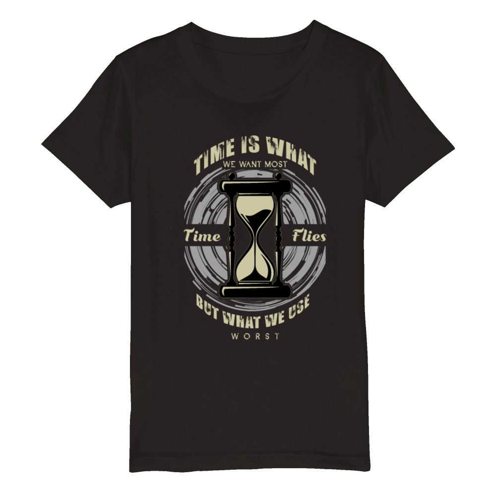 Motivation words T-Shirt Organic Kids Crewneck T-shirt