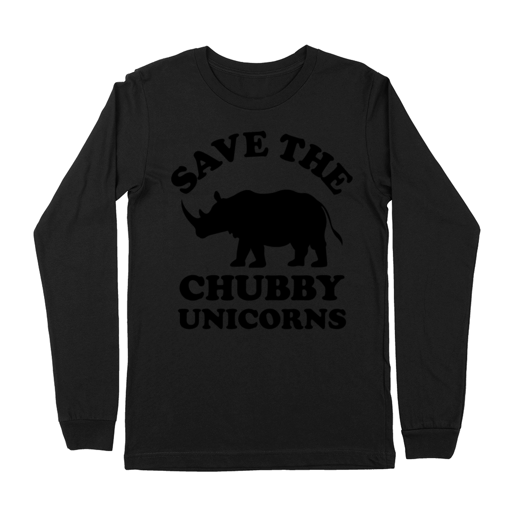 save the chubby unicorn Premium Long Sleeve