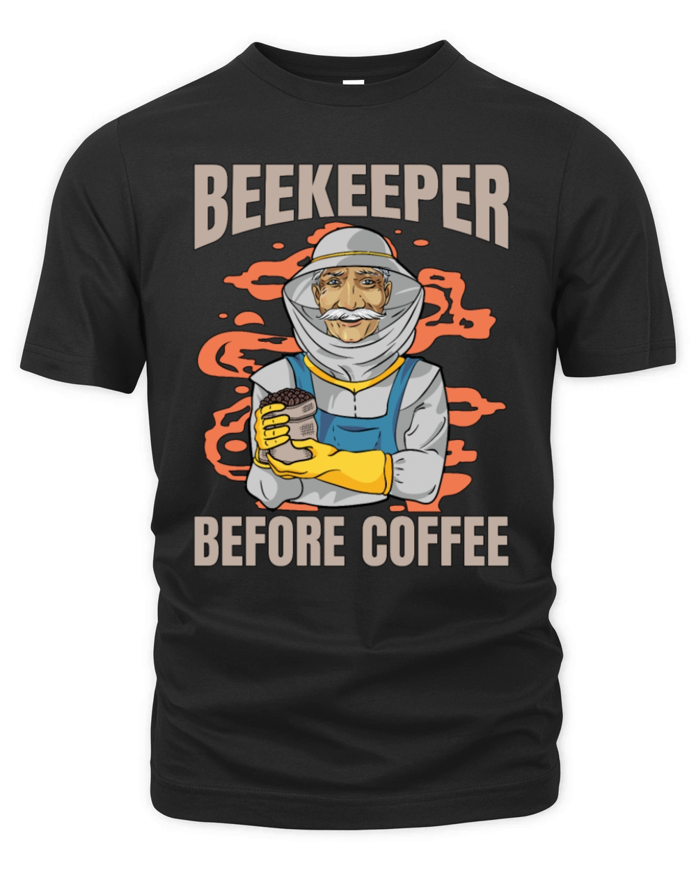 Beekeeper Before Coffee Bee Farmer Coffee Lover Organic Unisex T-shirt