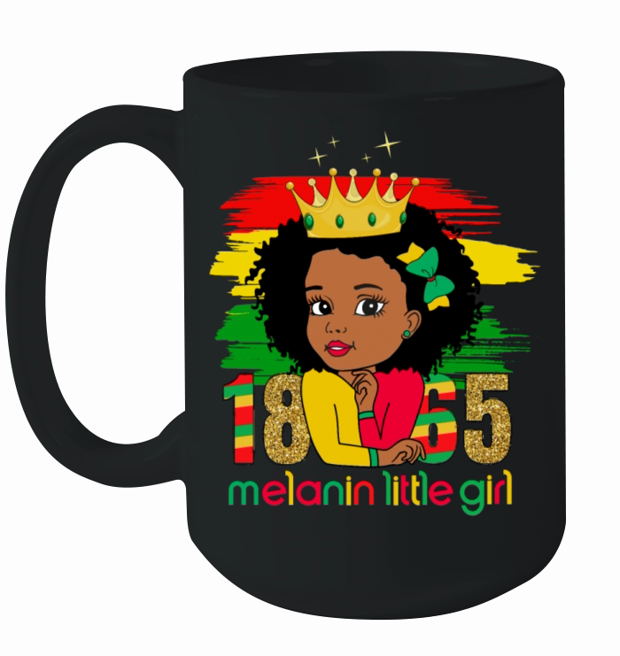Melanin Little Girl Black History Month Ceramic Mug