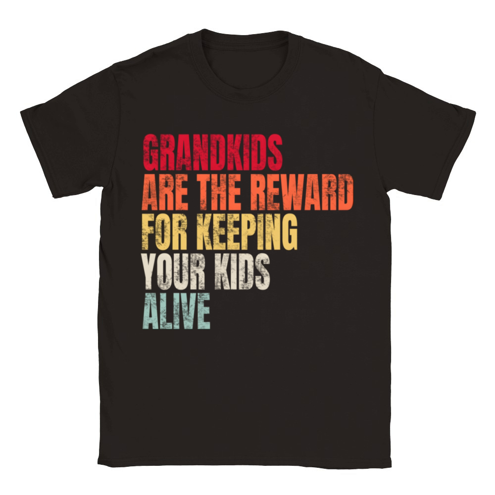 Grand Are The Reward For Keeg Your Alive Classic Kids Crewneck T-shirt