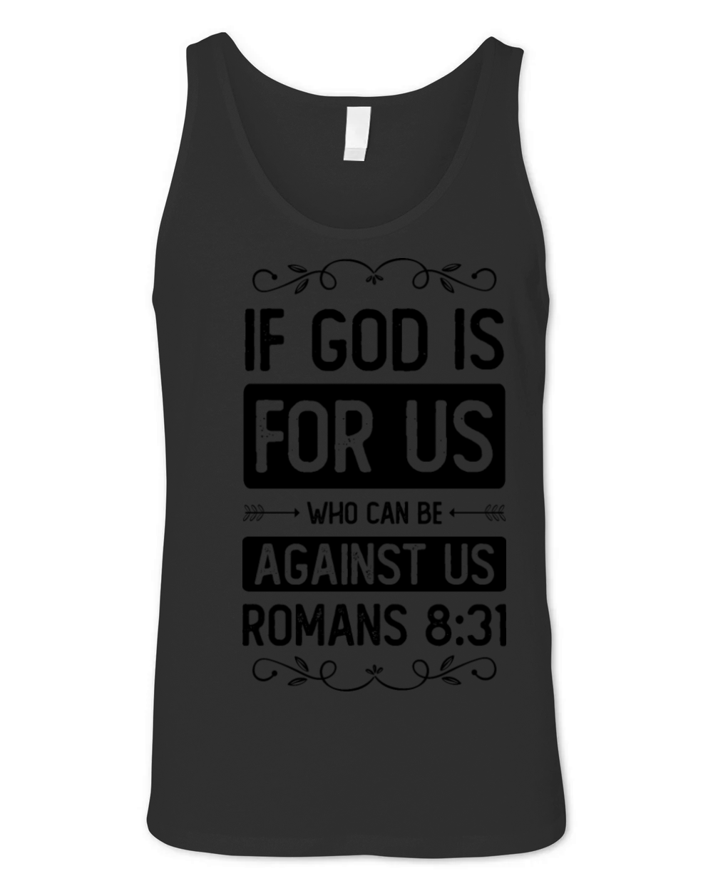 god is for us Unisex Jersey Tank