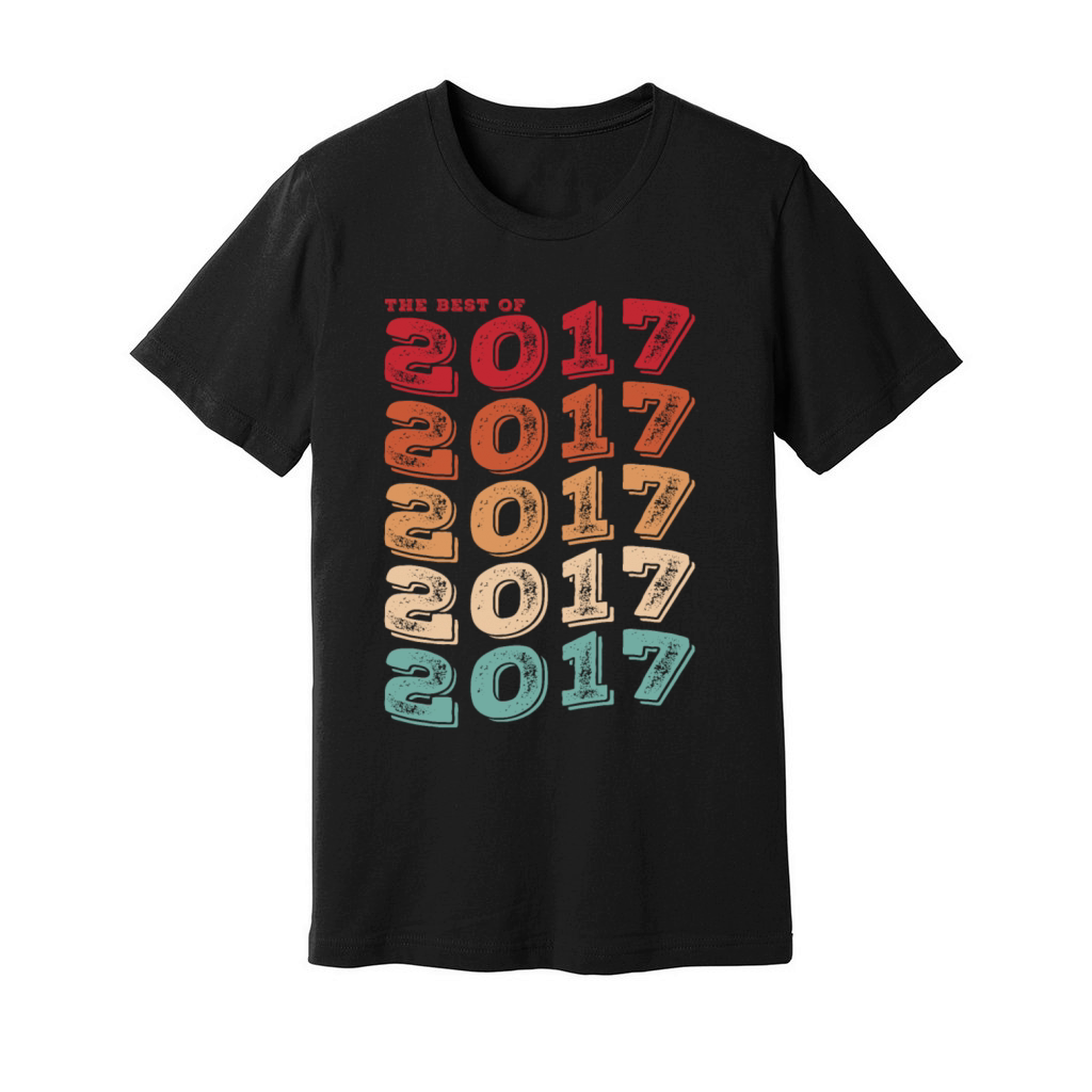 Vintage 2017 Gifts Legend for 6 Year Old - 6th Unisex Jersey Tee