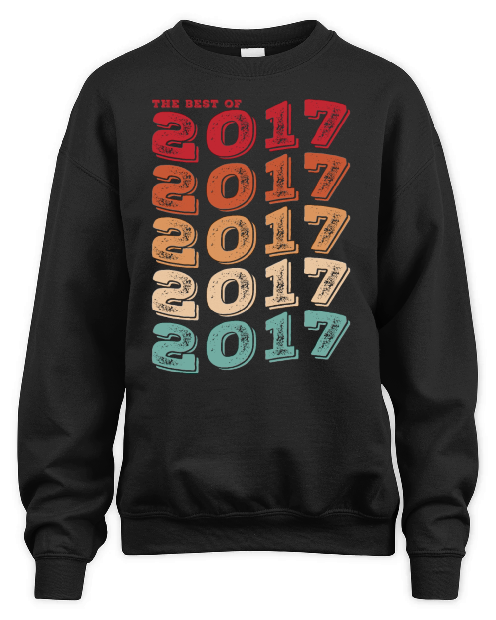 Vintage 2017 Gifts Legend for 6 Year Old - 6th Unisex Premium Crewneck Sweatshirt