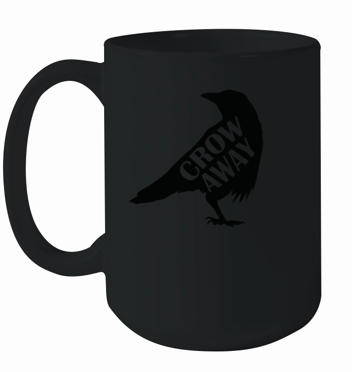 Crow away Crow Raven Bird Environment and Nature Ceramic Mug