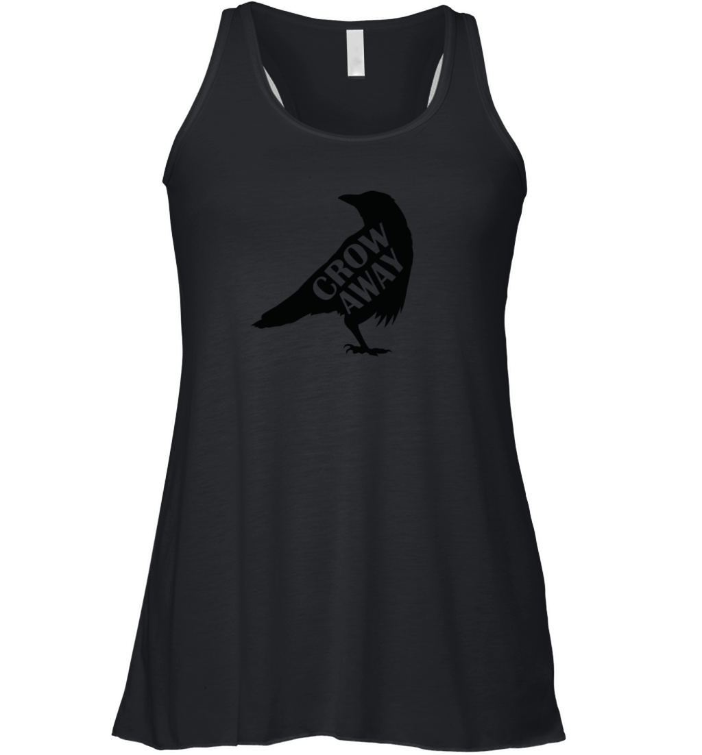 Crow away Crow Raven Bird Environment and Nature Women's Flowy Tank Top