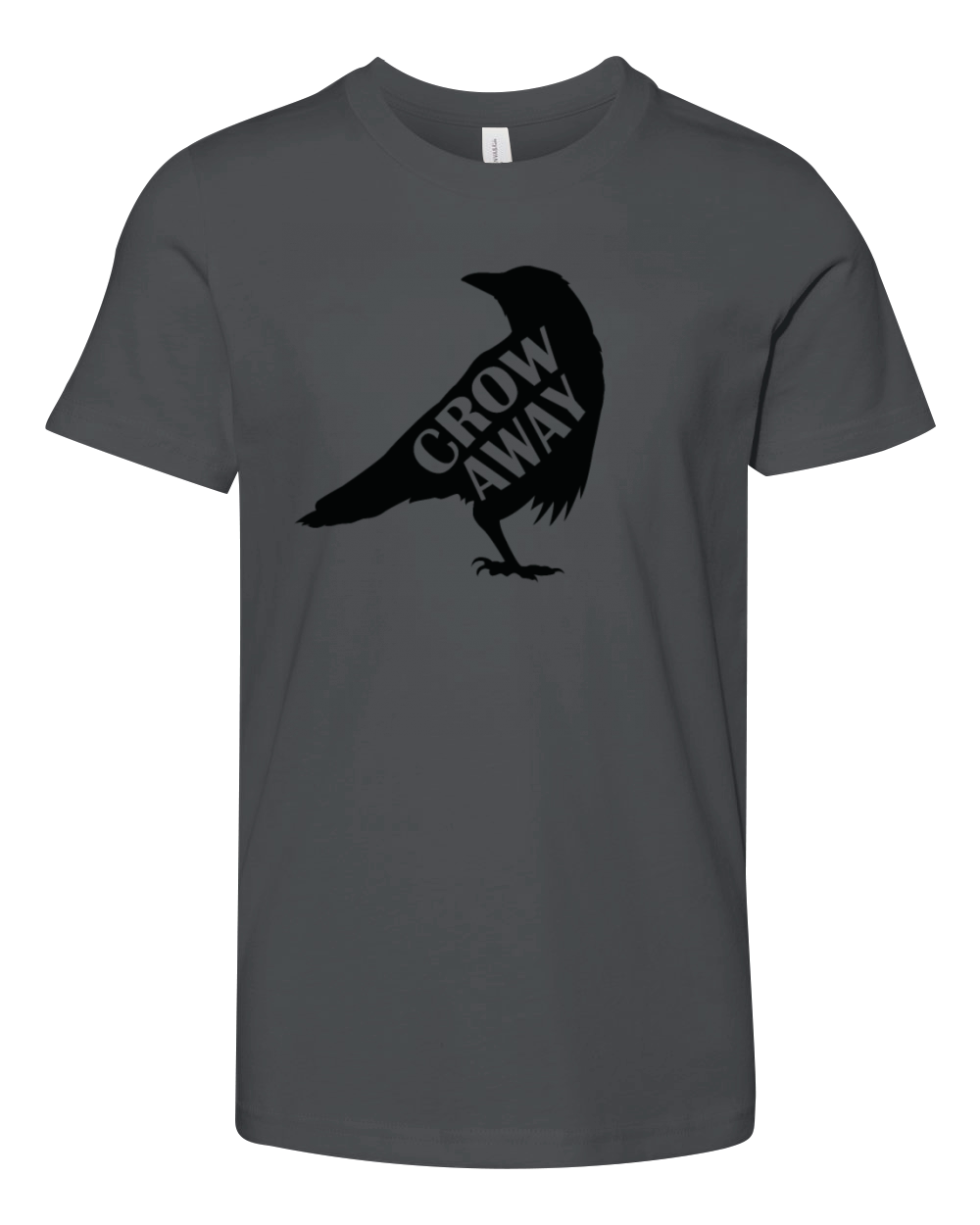 Crow away Crow Raven Bird Environment and Nature Youth Unisex Jersey Tee