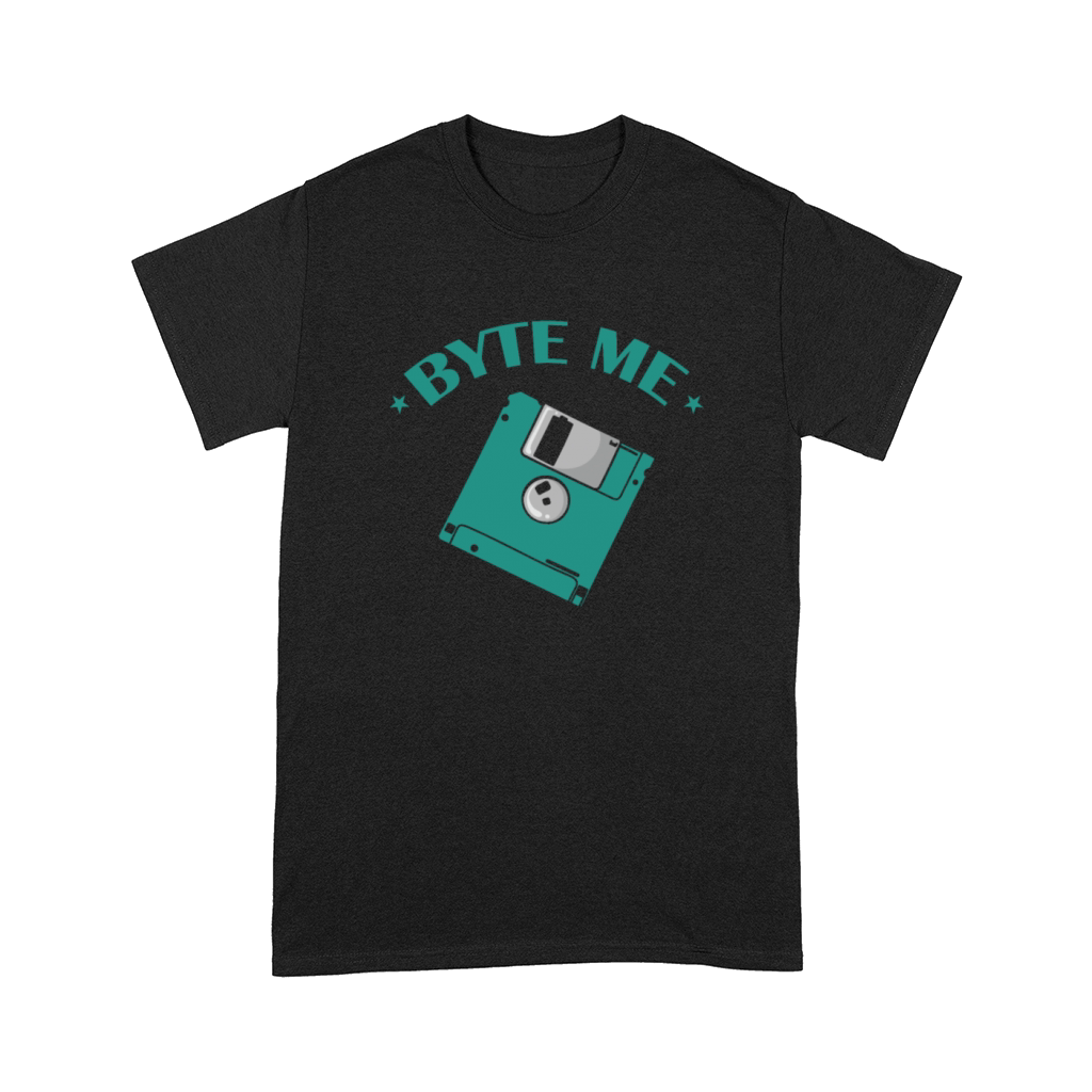 Byte me Floppy Disk Floppy Disk Retro Memory Modul Comfort T-shirt
