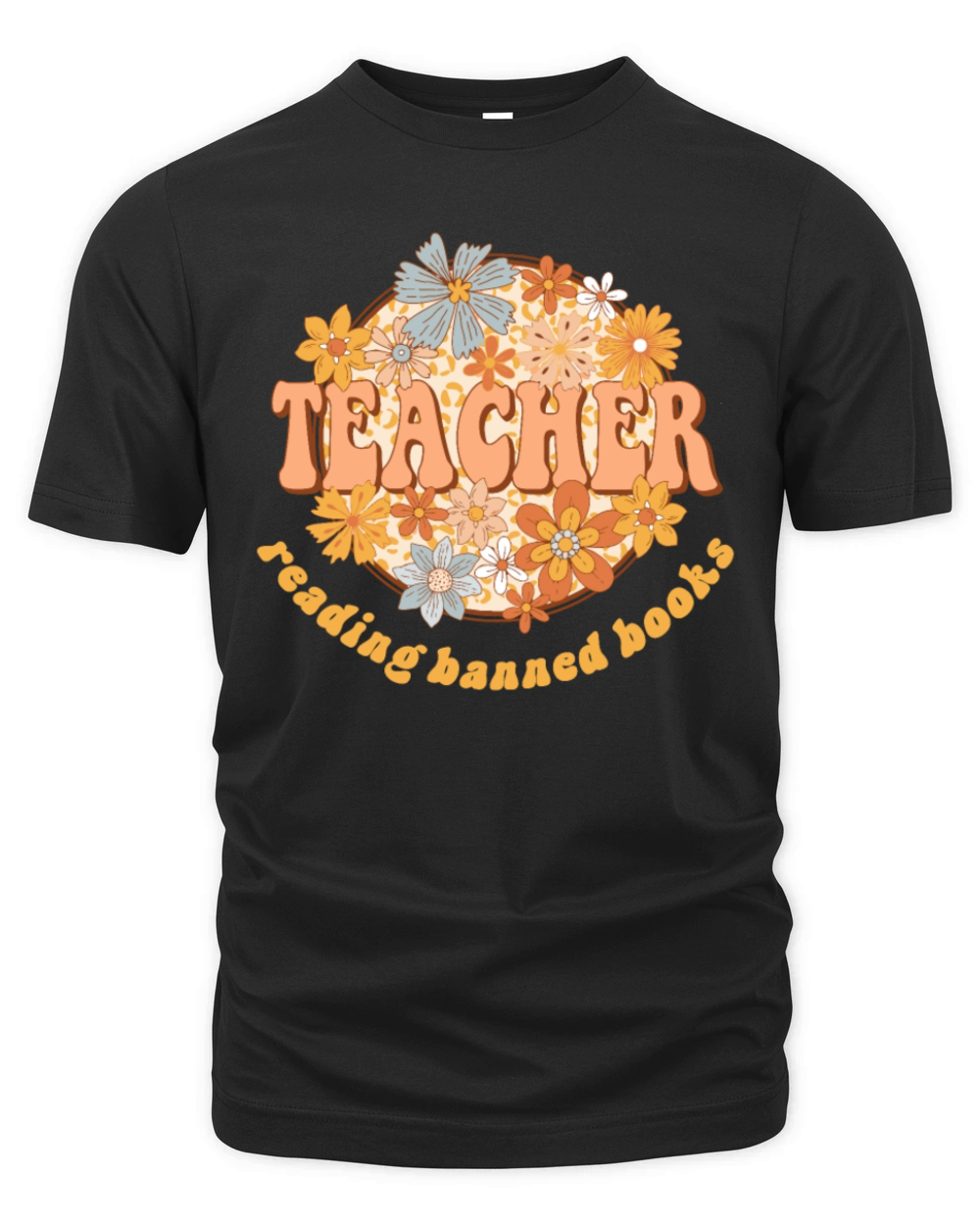 TEACHER reading banned books Organic Unisex T-shirt