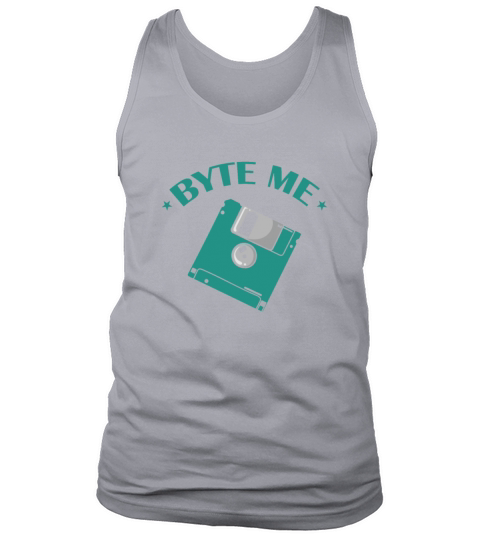 Byte me Floppy Disk Floppy Disk Retro Memory Modul Tank Top Unisex