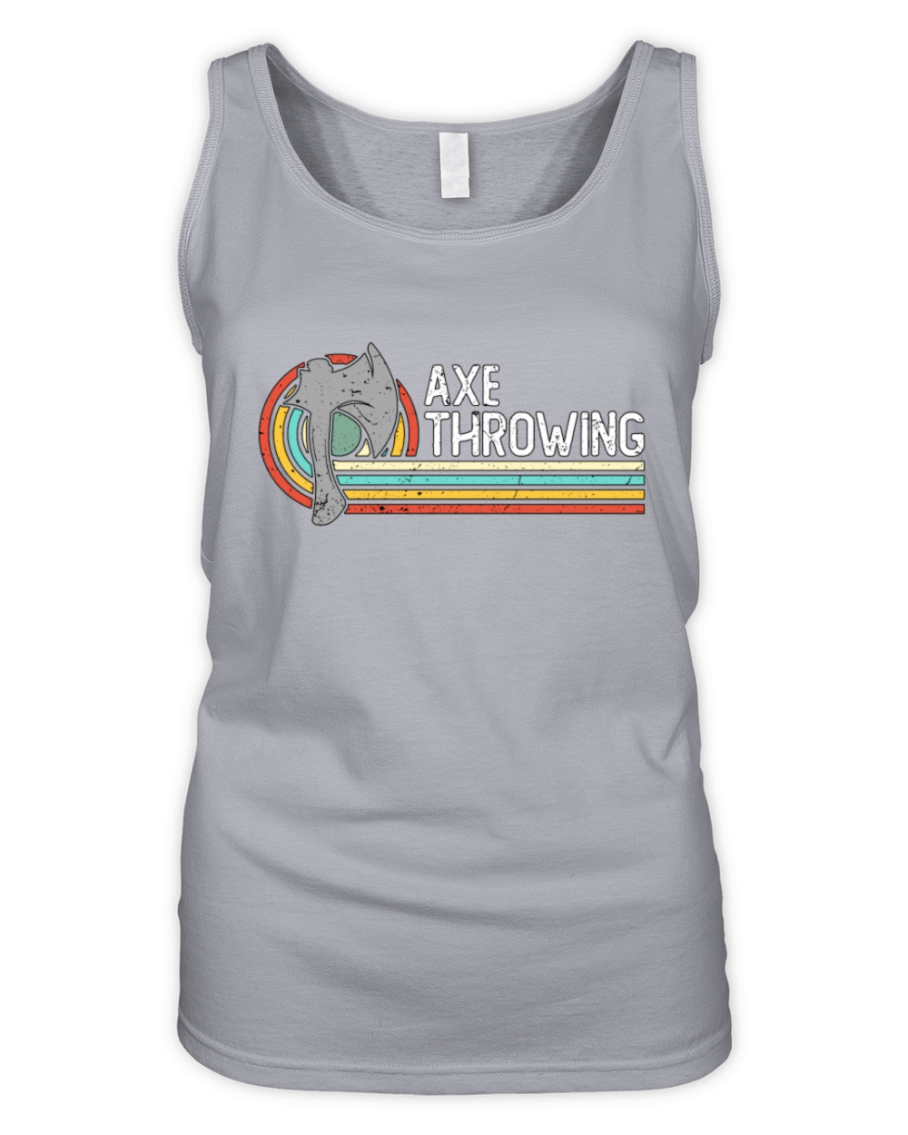 Axe Throwing Retro Woodworking Hatchet Thrower Organic Women's Tank Top