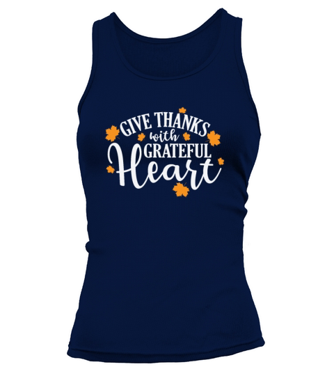 Give Thanks with Grateful Heart USA Holiday Tank top Woman