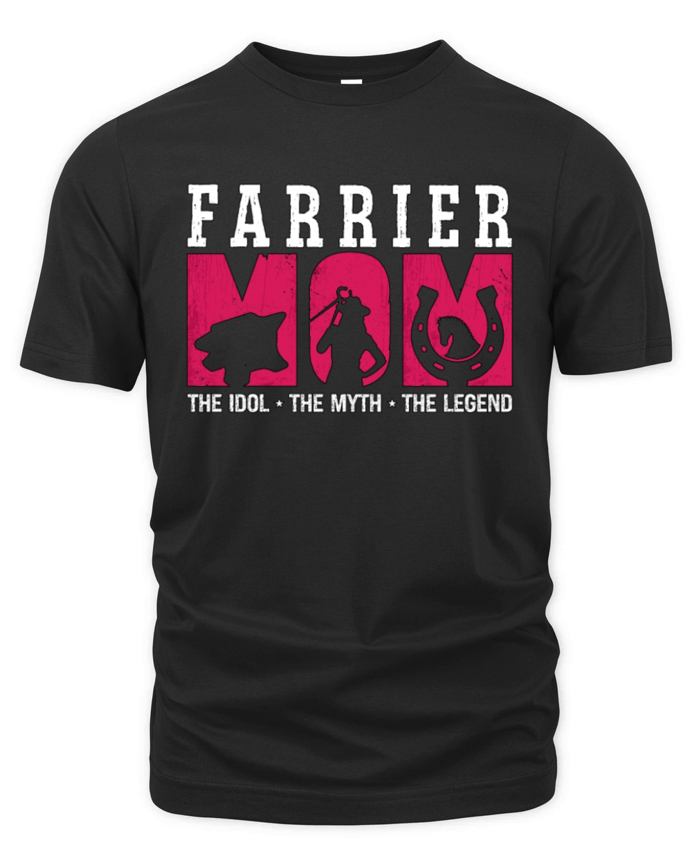 Farrier Mom The Idol The Myth The Blacksmithing Organic Unisex T-shirt