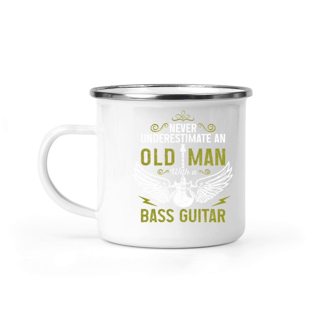 Bass Guitar Player Bassist Funny Gift Camping Mug