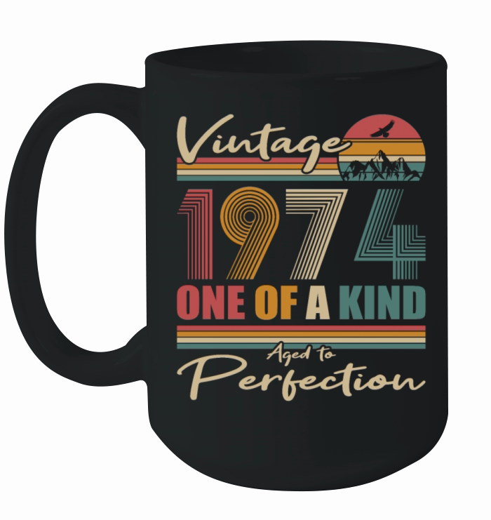 50th birthday vintage 1974 born in 1974 Ceramic Mug