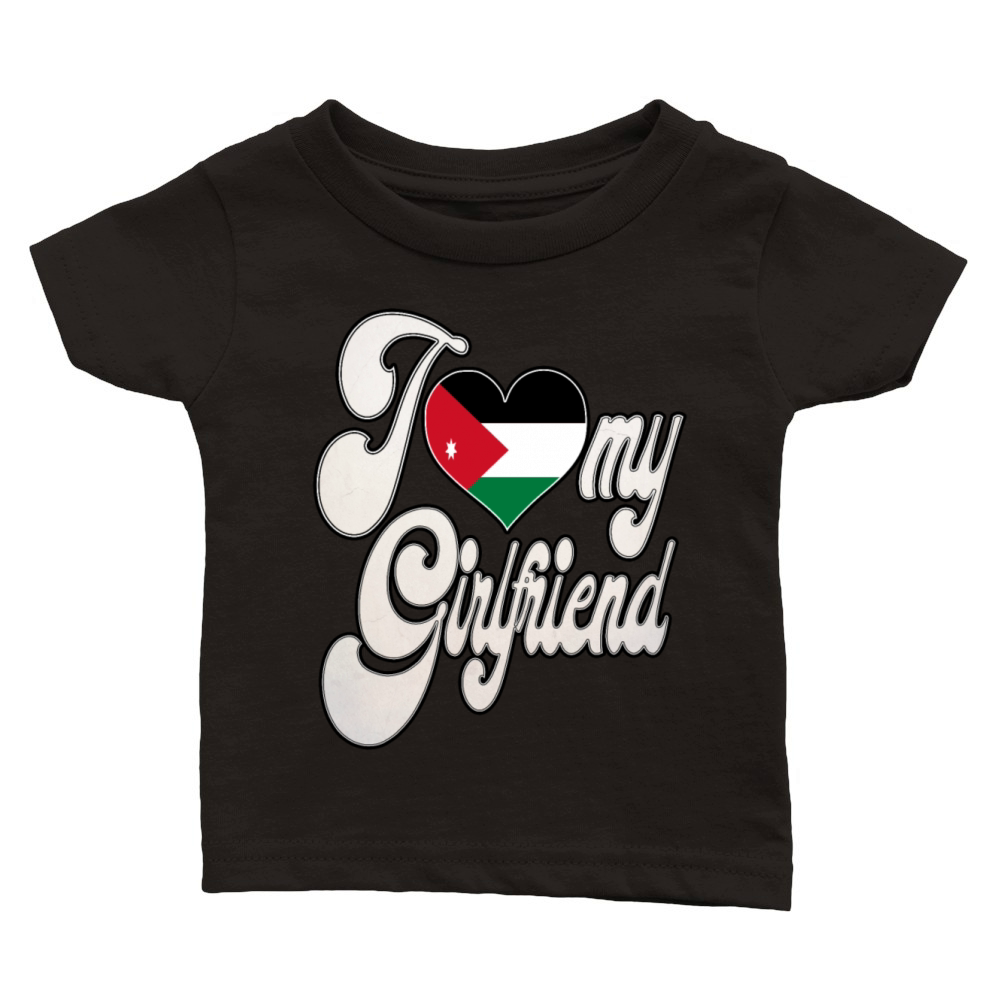 JordanI Love My Jordanian Girlfriend Classic Baby Crewneck T-shirt