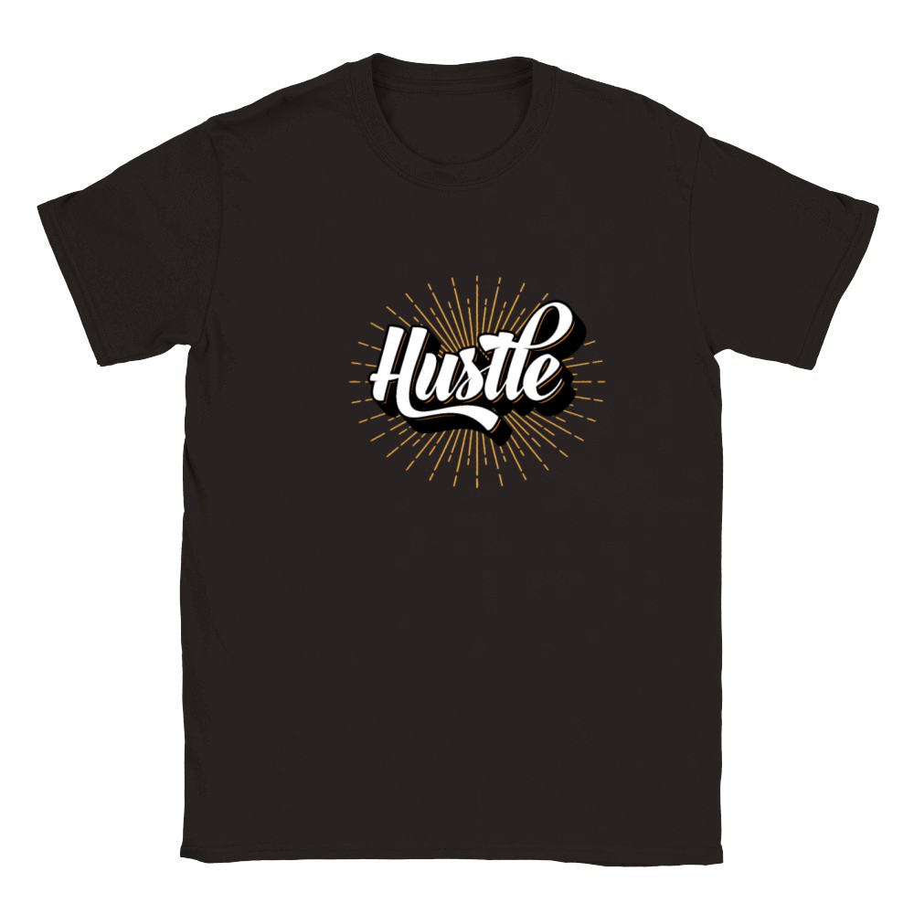Hustle Quote design Classic Kids Crewneck T-shirt