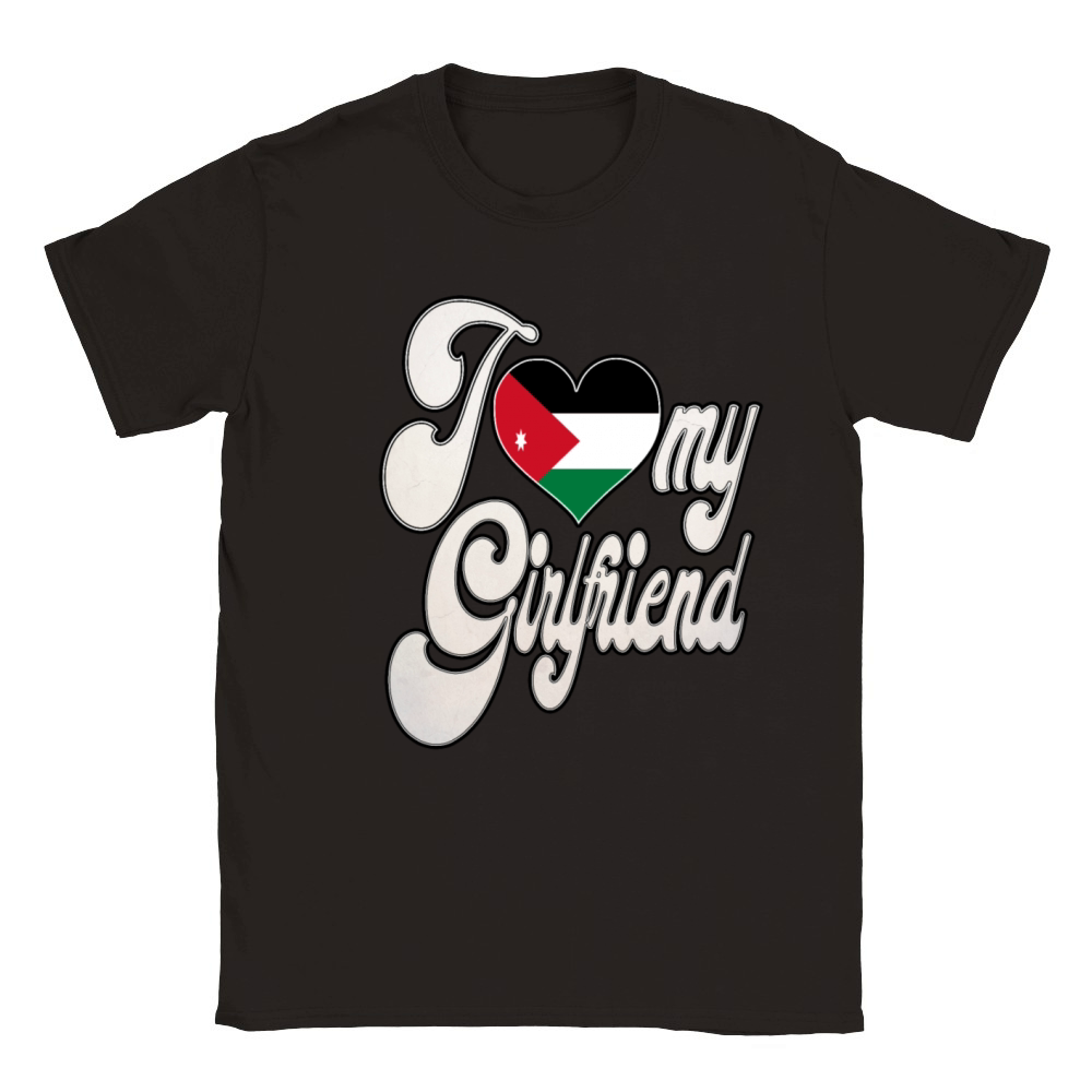 JordanI Love My Jordanian Girlfriend Classic Kids Crewneck T-shirt