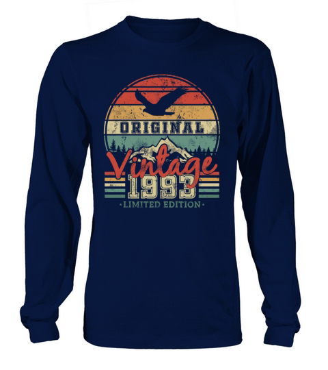 Vintage 1993 Birthday Gift Long sleeved Unisex