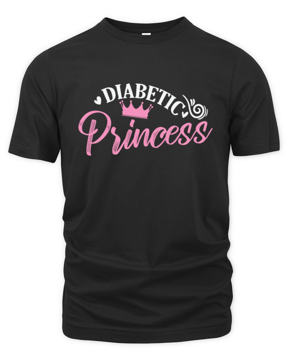 Diabetic Princess Daughter Girl Organic Unisex T-shirt