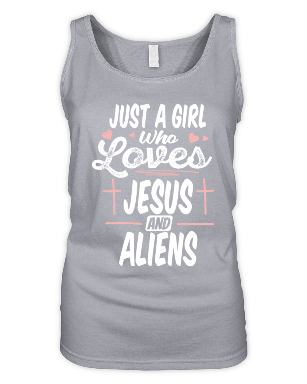 Christian Christianity Humor Alien Jesus Organic Women's Tank Top