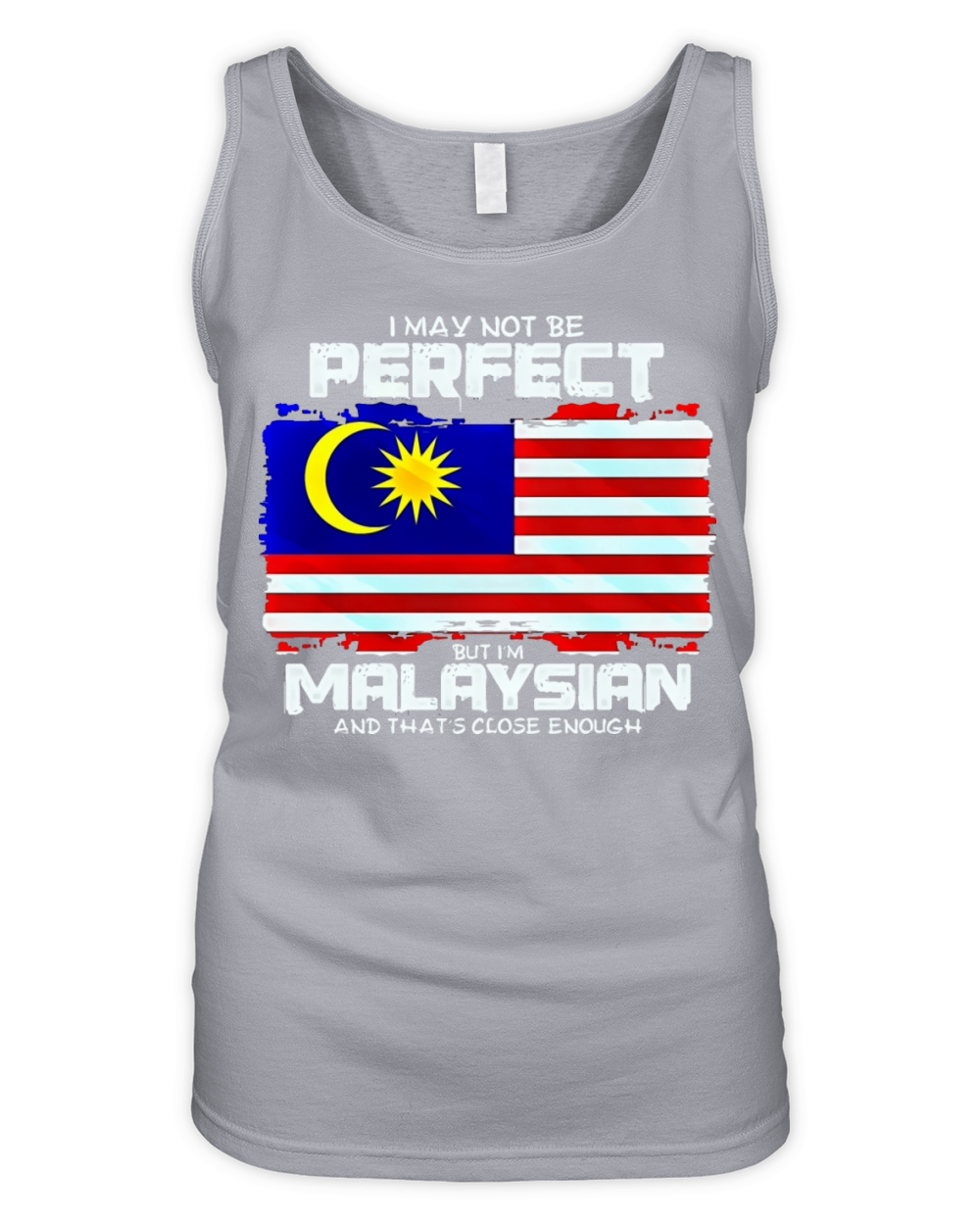 I May Not Be Perfect But Im Malaysian Organic Women's Tank Top