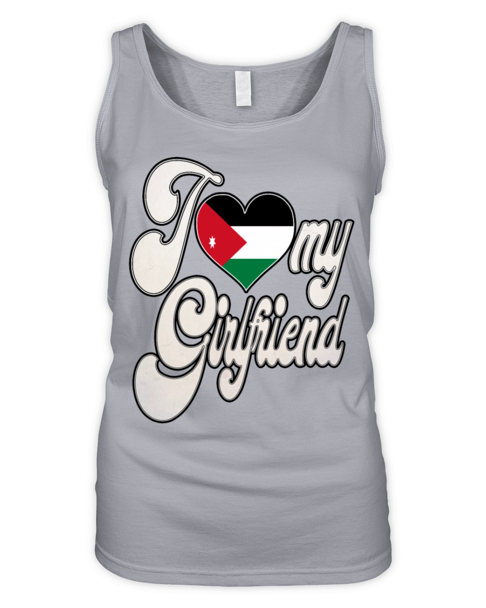 JordanI Love My Jordanian Girlfriend Organic Women's Tank Top